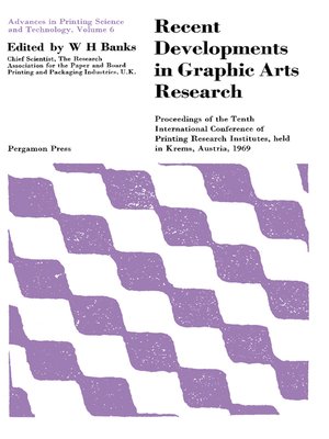 cover image of Recent Developments in Graphic Arts Research
